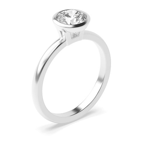 Round Crowned Engagement Rings